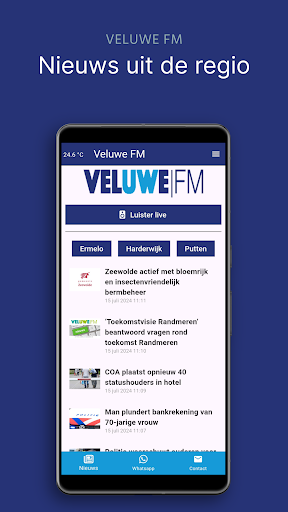 Android application Veluwe FM screenshort