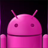 GO SMS Dark Pink Theme icon