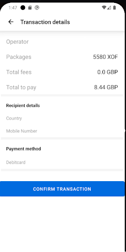 Android application CashMinute screenshort