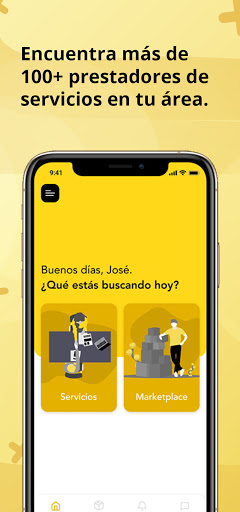 miidz - Solicita servicios Screen 2