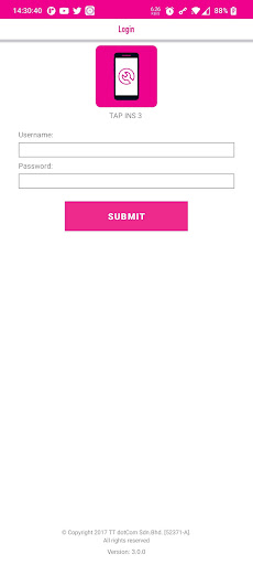 Android application TAP INS 3 screenshort