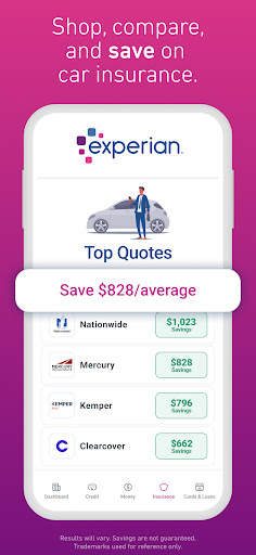 Screenshot of Experian