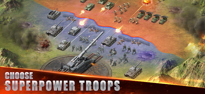 تحميل لعبة World War 2: Strategy Battle مهكرة آخر إصدار 4