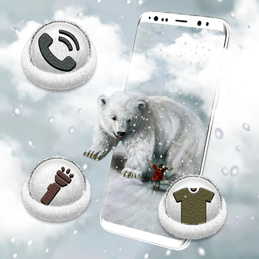 Snow Bear Launcher Theme logo