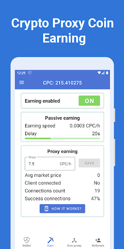 Coin Mining - Mobile Proxies screen 1