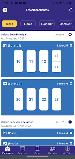 QuieroParkear Corporativo Screen 2