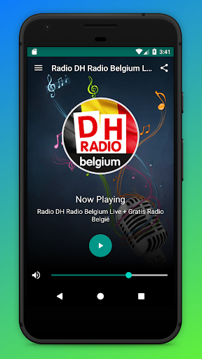 Android application DH Radio België App BE Online screenshort