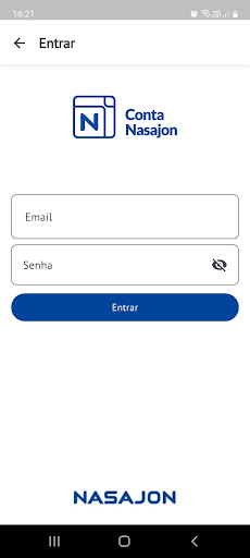 Android application Nasajon ERP - Serviços screenshort