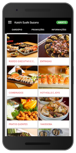 Android application Oh Hira Sushi screenshort