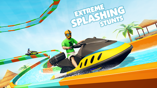 JetSki Water Slide Race Game 1.0 APK screenshots 4