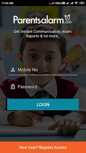 Android application Parentsalarm screenshort