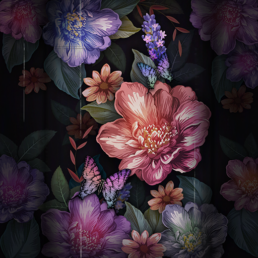 VintageAutumn Flower-Wallpaper logo