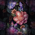 Cover Image of ダウンロード VintageAutumn Flower-Wallpaper  APK