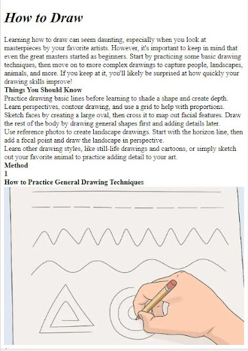 Android application How to Draw screenshort