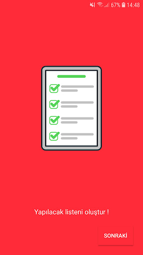 Android application ToDoApp -Organize your life screenshort