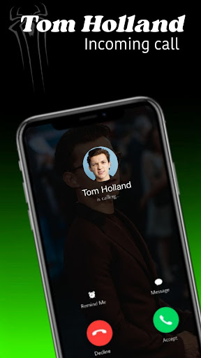 Tom Holland Fake Video Call Screen 3