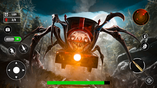 Choo Choo Scary Spider Train