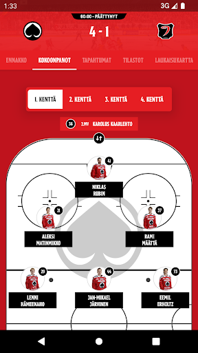 Porin Ässät Screen 3