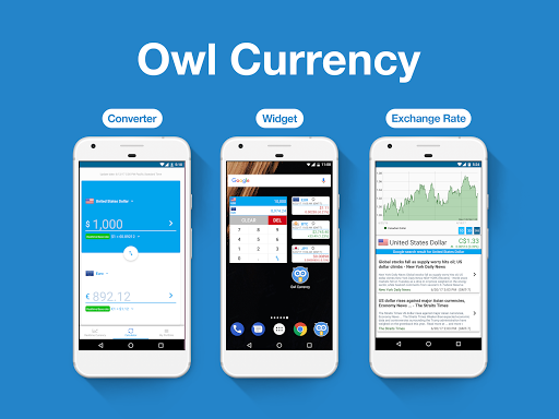 Android application exchange rate & currency conve screenshort