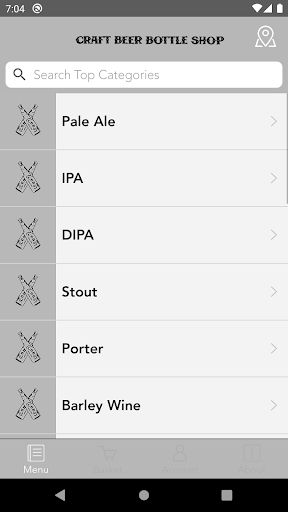 Craft Beer Bottle Shop Screen 2