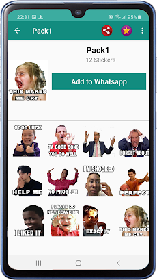 Funny Memes Stickers For Chatのおすすめ画像5