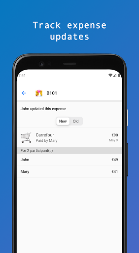 Screenshot of Split Bills