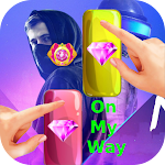 Cover Image of Download ON MY WAY ALAN WALKER PIANO TILES 2021 1.1 APK
