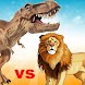 Lion vs Dinosaur Animal Simula
