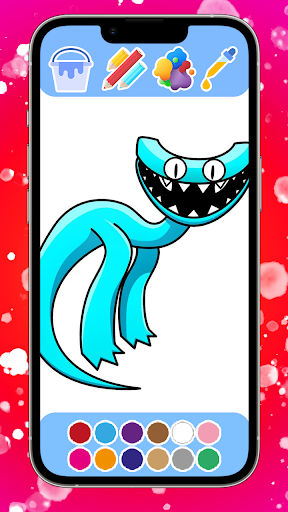 Rainbow Friends Coloring Book