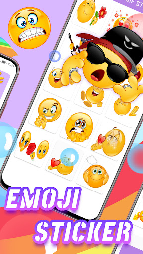 Heart Emoji Gif & Rose Sticker Screen 2