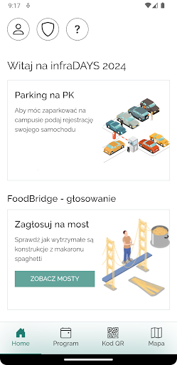 infraDAYS24 App Screen 2