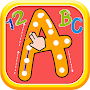 ABC dot Connect Letters and Numbers tracing app