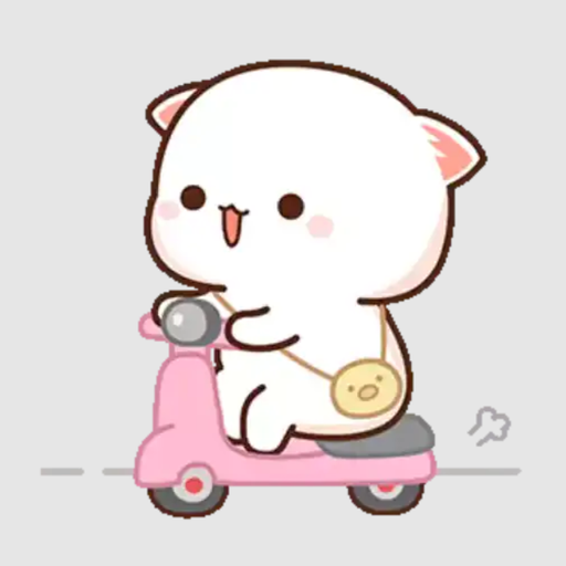 Animated Mochi Peach Stickers logo