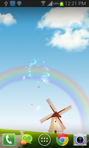 Dandelion Live Wallpaper Screen 2