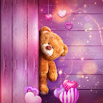 Cover Image of डाउनलोड Lovely Heart Teddy - Wallpaper  APK