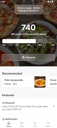 Android application Il Forno A Legna NJ screenshort