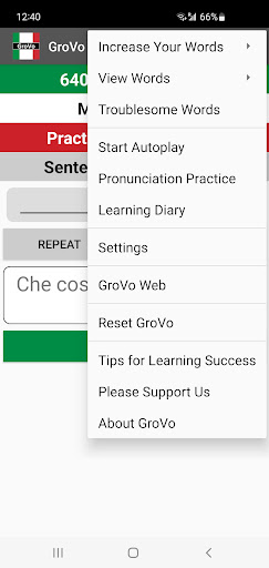 GroVo Italian Screen 2