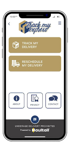 Track my express Screen 3