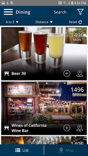 Screenshot of Fisherman's Wharf Trip Planner