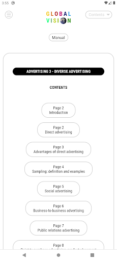 Android application ADVERTISING 3 DIVERSE ADVER. screenshort