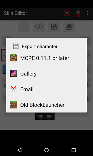 Skin Editor for Minecraft MOD APK screenshot