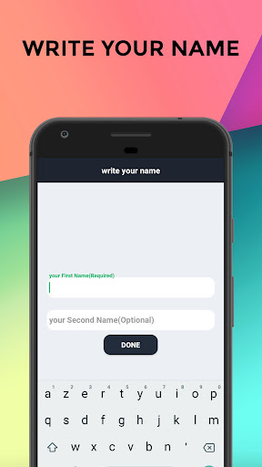 Write Your Name With Candles Screen 2