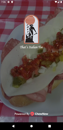 Android application That's Italian Too screenshort