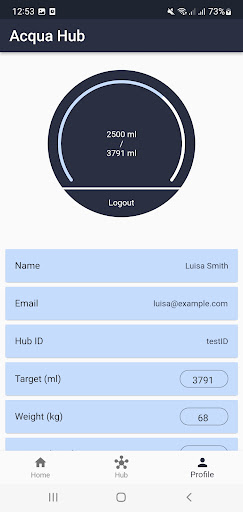 Acqua Hub Screen 3