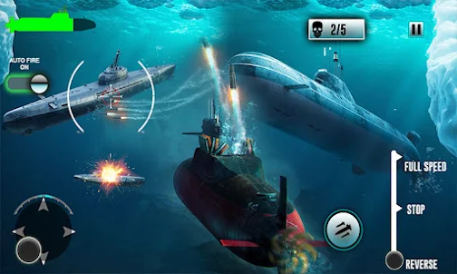 submarino zona ww2 batalla