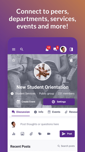 Android application MyAgnesScott screenshort