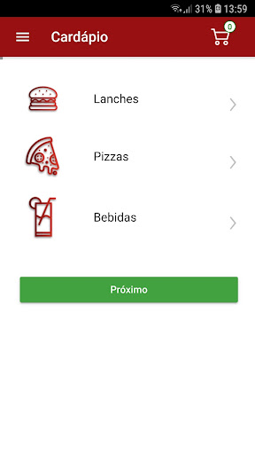 Android application MyDeliveryApp screenshort