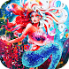 Mermaid color by number: Coloring games offline
