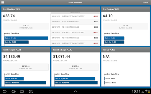 CNB Business Mobile for Tablet Screen 3