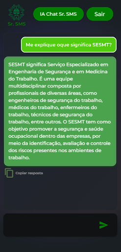 IASafety: Chat Sr. SMS GPT Screen 2